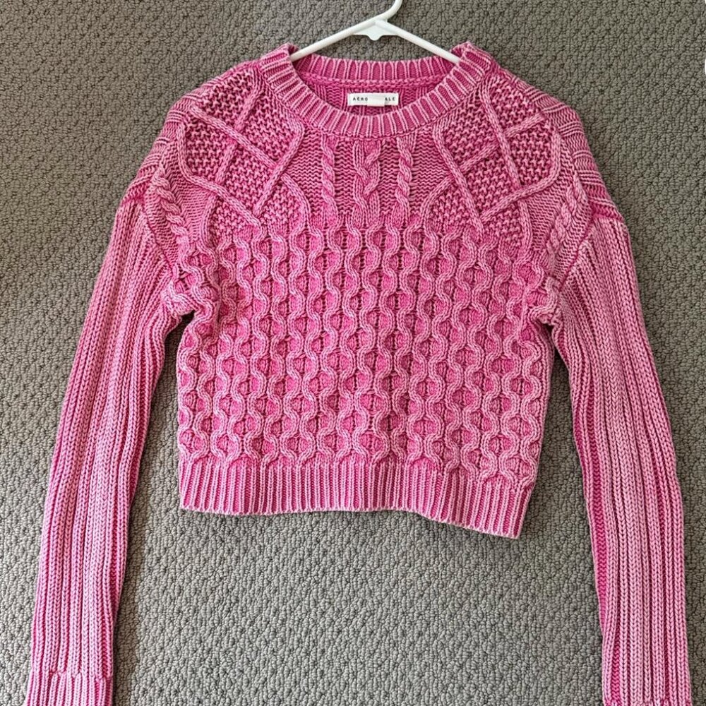 Aeropostale Women's Pink sweater